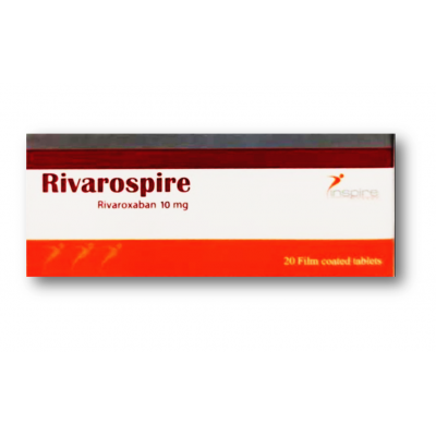 RIVAROSPIRE 10 MG ( RIVAROXAPAN ) 20 FILM-COATED TABLETS